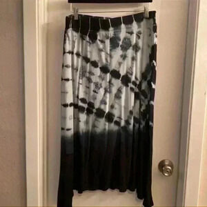 Maxi Skirt Long tie dye skirt 100% Viscose
